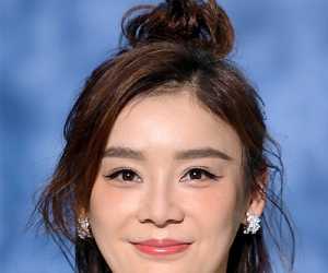 一秒变少女 林心如杨幂都在扎高耸半丸子头