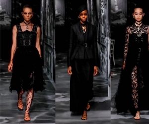 Dior2019秋冬高订告诉你 穿黑色的女生有多时髦